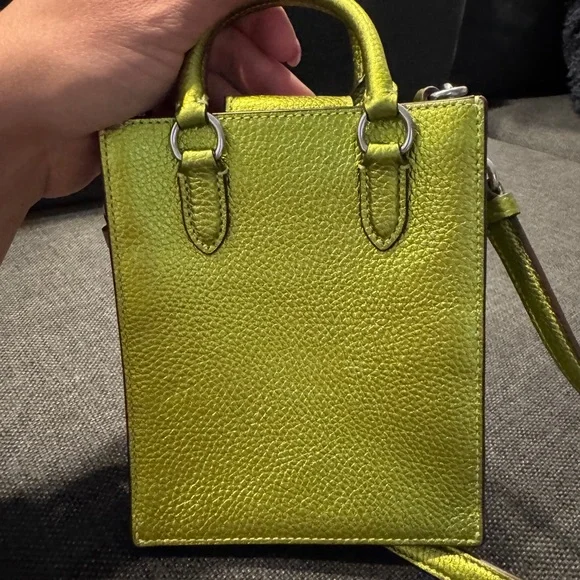 Coach Lime Green Mini Bag - Picture 2 of 4